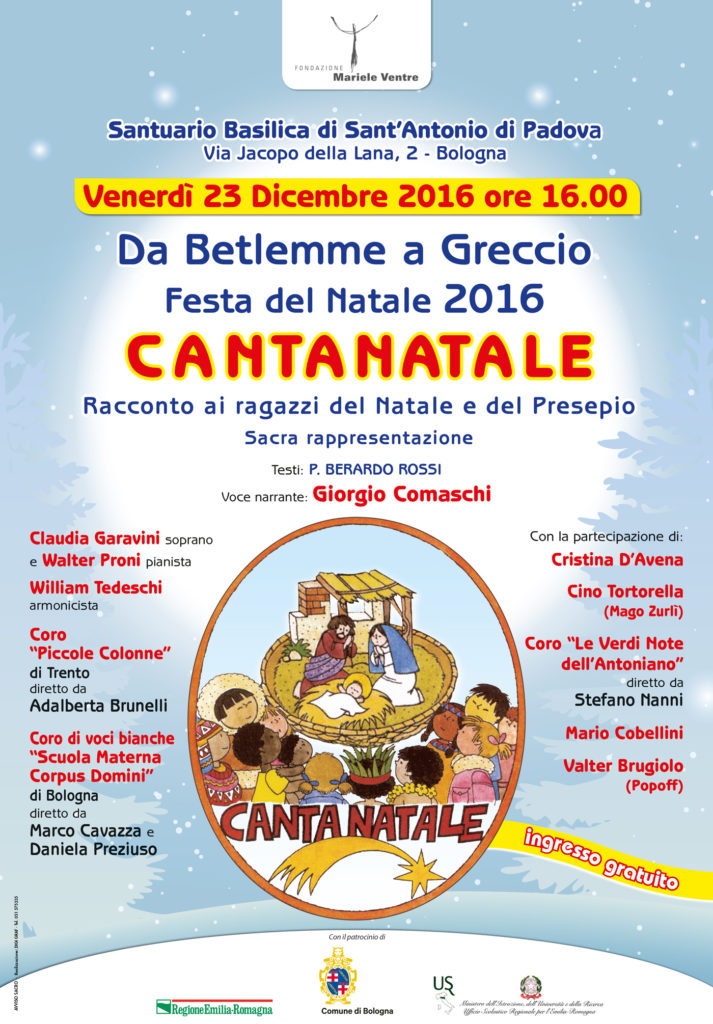 CantaNatale 2016 - Fondazione Mariele Ventre